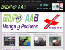 Tablet Screenshot of grupoaab.com